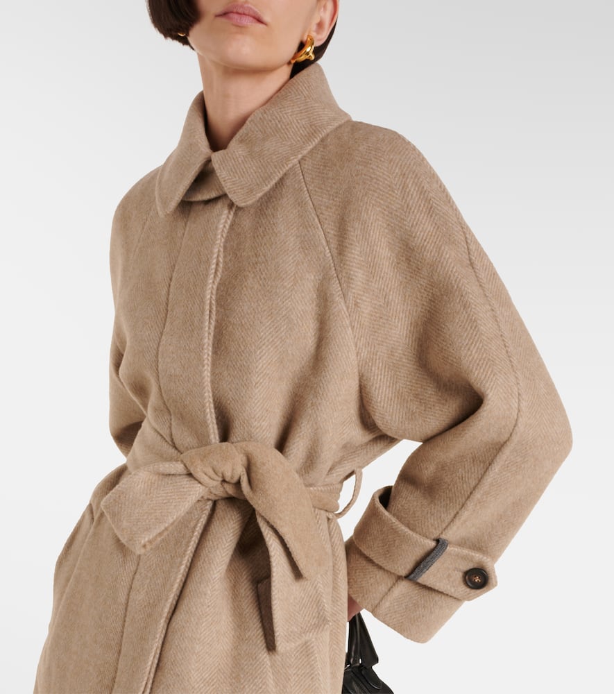 Wool and cashmere overcoat