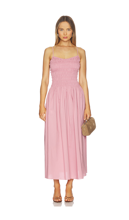 FAITHFULL Araceli Maxi Dress in Pink. - XL also in L, M