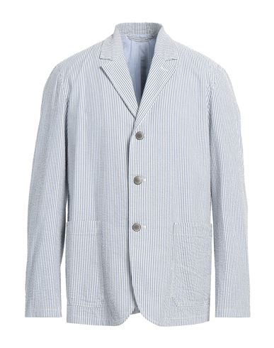 By Slowear Man Blazer Slate blue Size 36 Cotton
