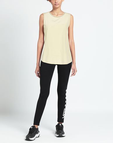 Peserico Easy Woman Top Yellow Size 2 Silk, Elastane