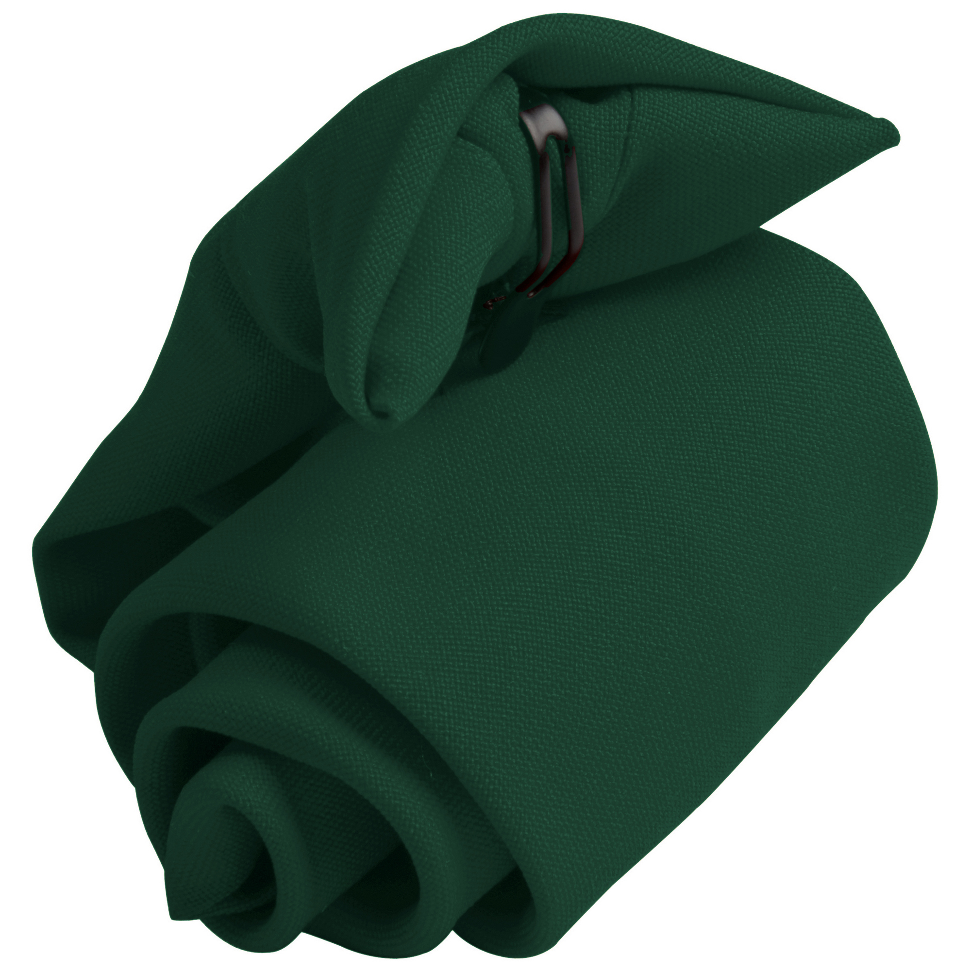 Premier Tie - Mens Plain Clip On Tie Pack Bottle Green - One