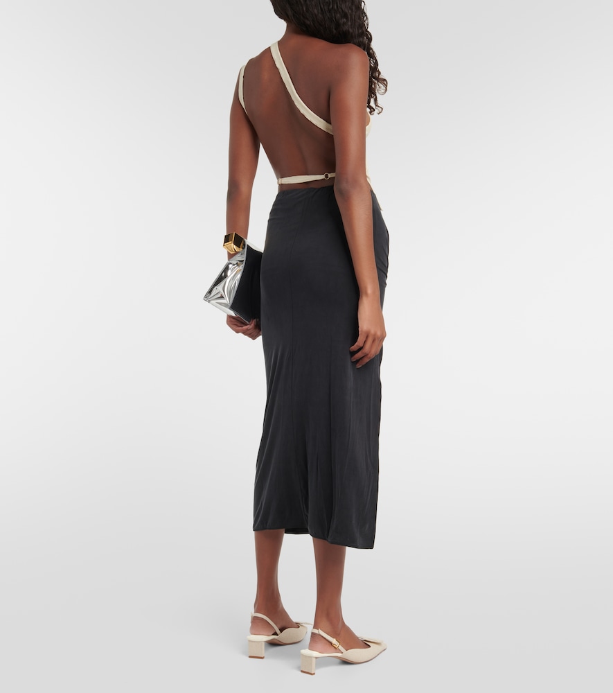 La jupe pareo Croissant midi skirt