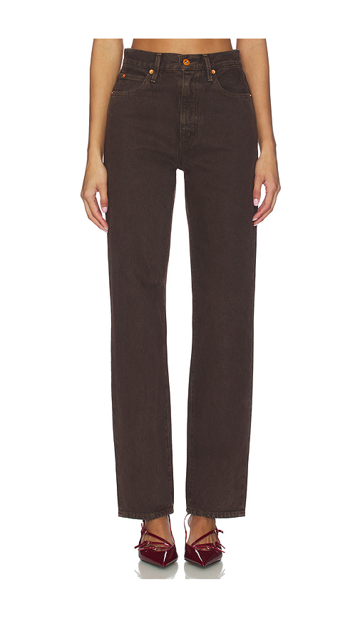 SLVRLAKE x REVOLVE London Straight Jeans in Brown. - 24 also
