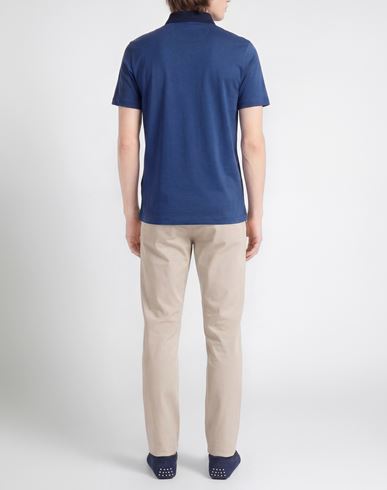 Man Polo shirt Blue Size S Cotton