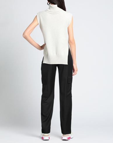 Woman Pants Black Size 2 Polyurethane, Polyester