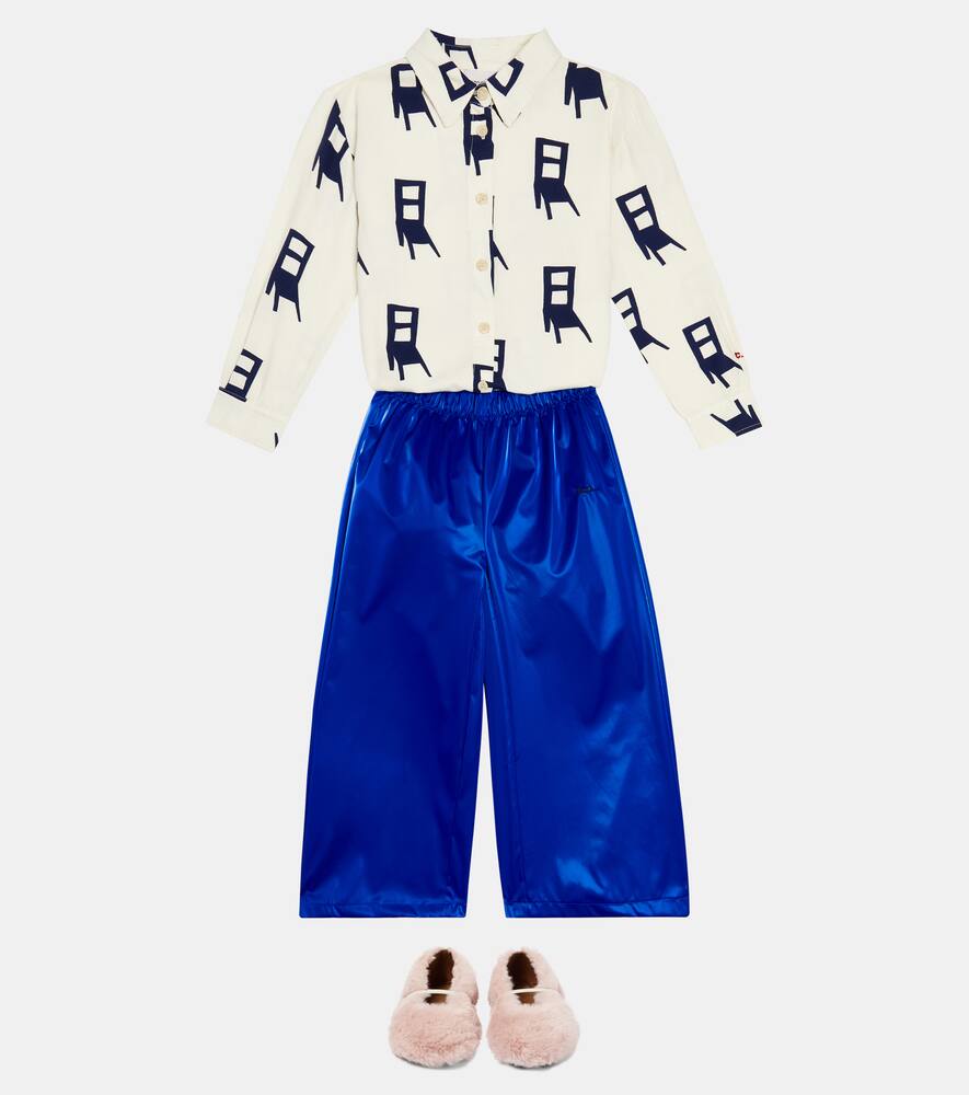 Bobo Choses Have A Seat cotton-blend shirt