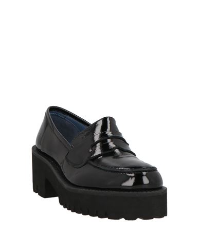Woman Loafers Black Size 7 Leather