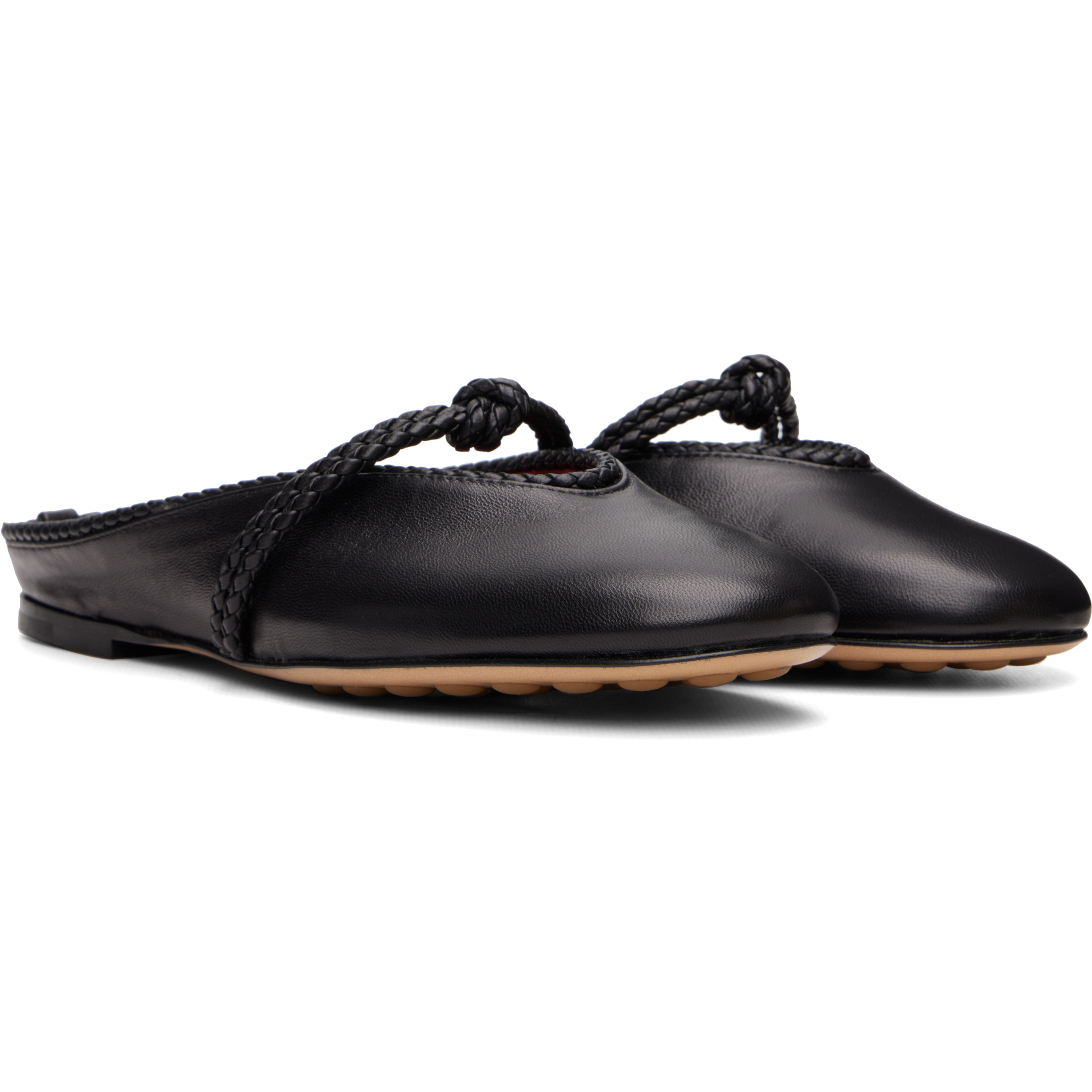 Black Rosa Mary-Jane Ballerina Flats