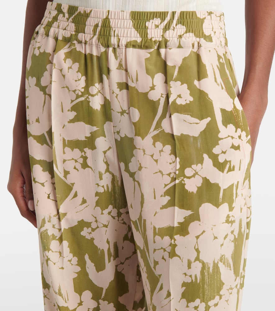 Silk pajama pants