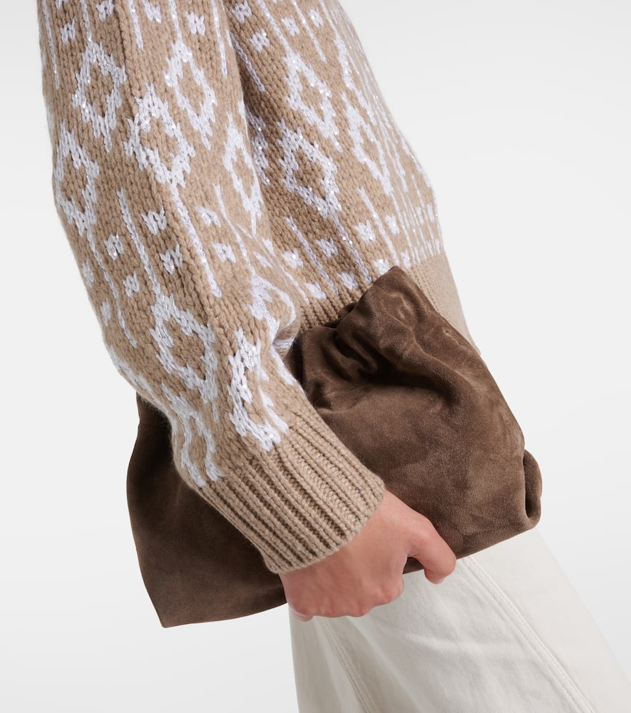 Jacquard cashmere sweater