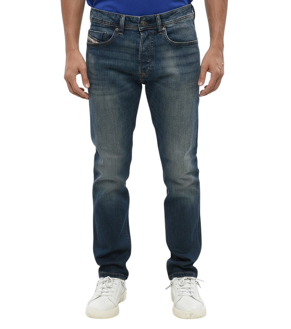 Blue Mid Rise Jeans