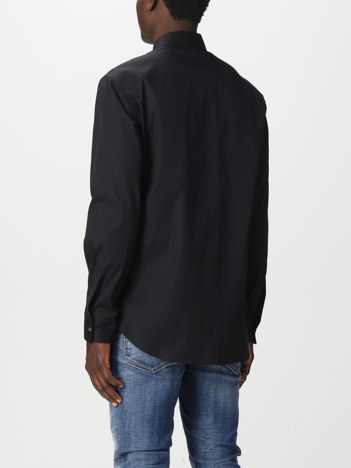 Shirt in cotton poplin
