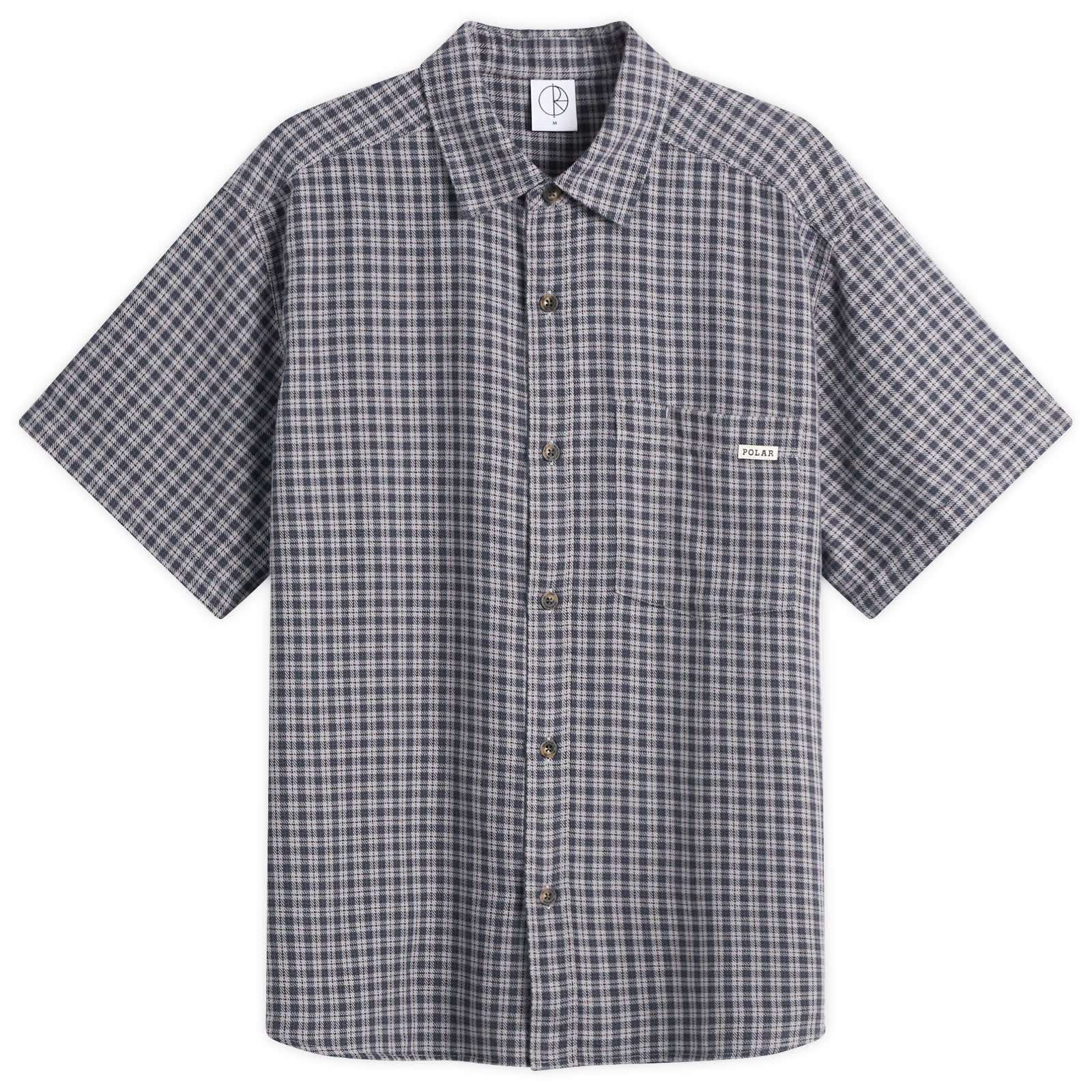 Men's Mitchell Short Sleeve Shirt Petrol/Bordeaux