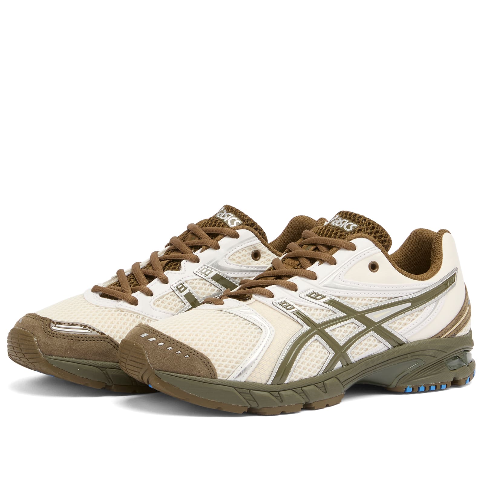 X Temptation Vacation GEL-DS Trainer 14 Cream/Olive Canvas
