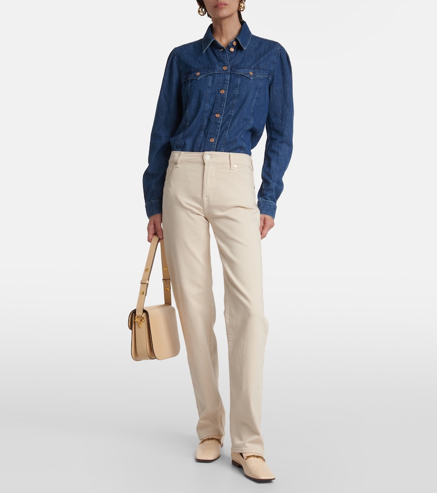 Ellie mid-rise straight jeans