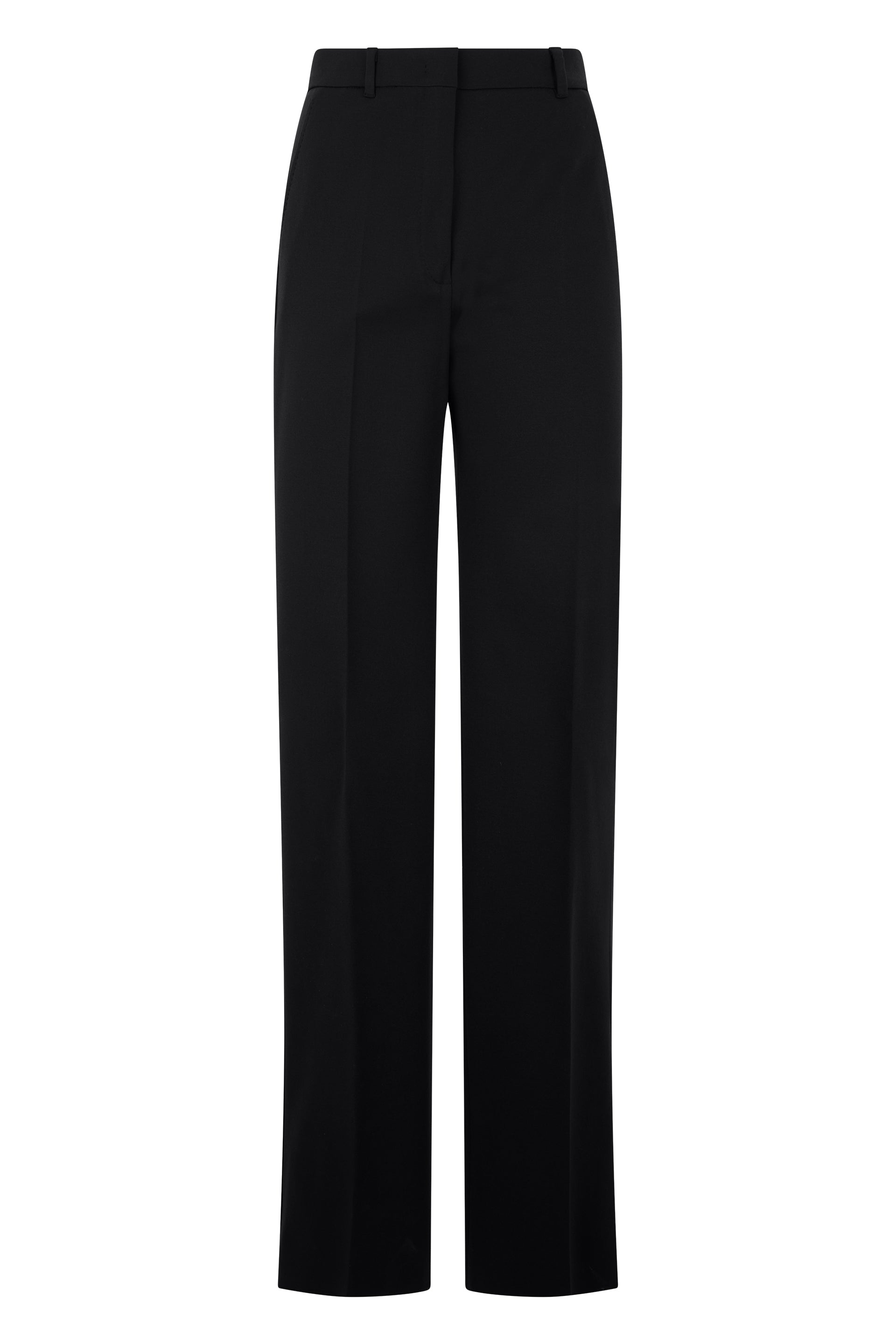 High-Waist Loose-Fit Long Pants