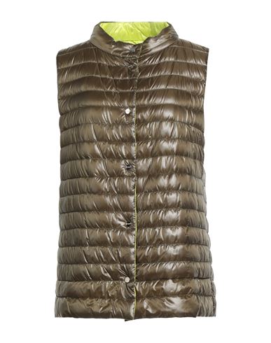 Woman Vest Military green Size 8 Polyamide
