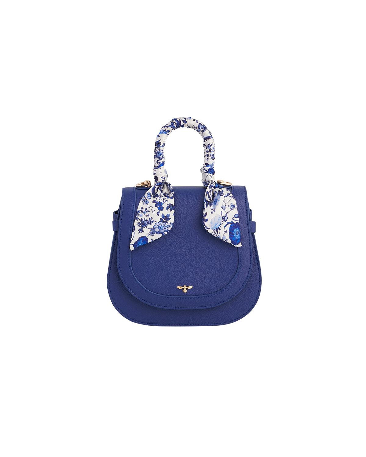 Fable England Blue Agnes Top Handle Saddle Bag | Women's Handbag