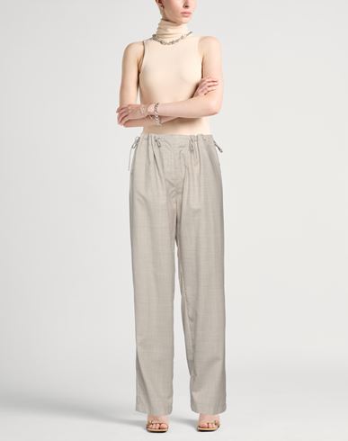 Le 17 Septembre Woman Pants Beige Size 4 Wool