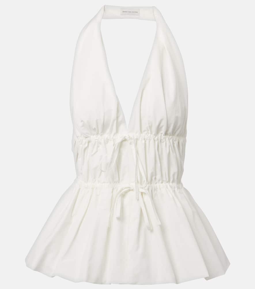 Dries Van Noten Ceana halterneck top