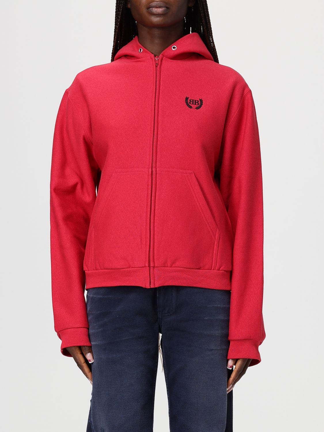Sweatshirt Woman color Red