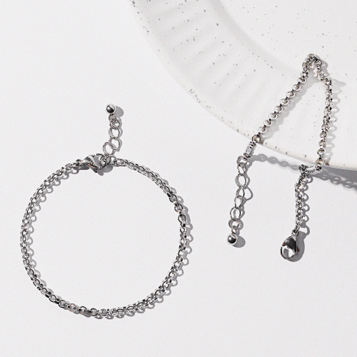 14 Doubling Soft Chain Bracelet