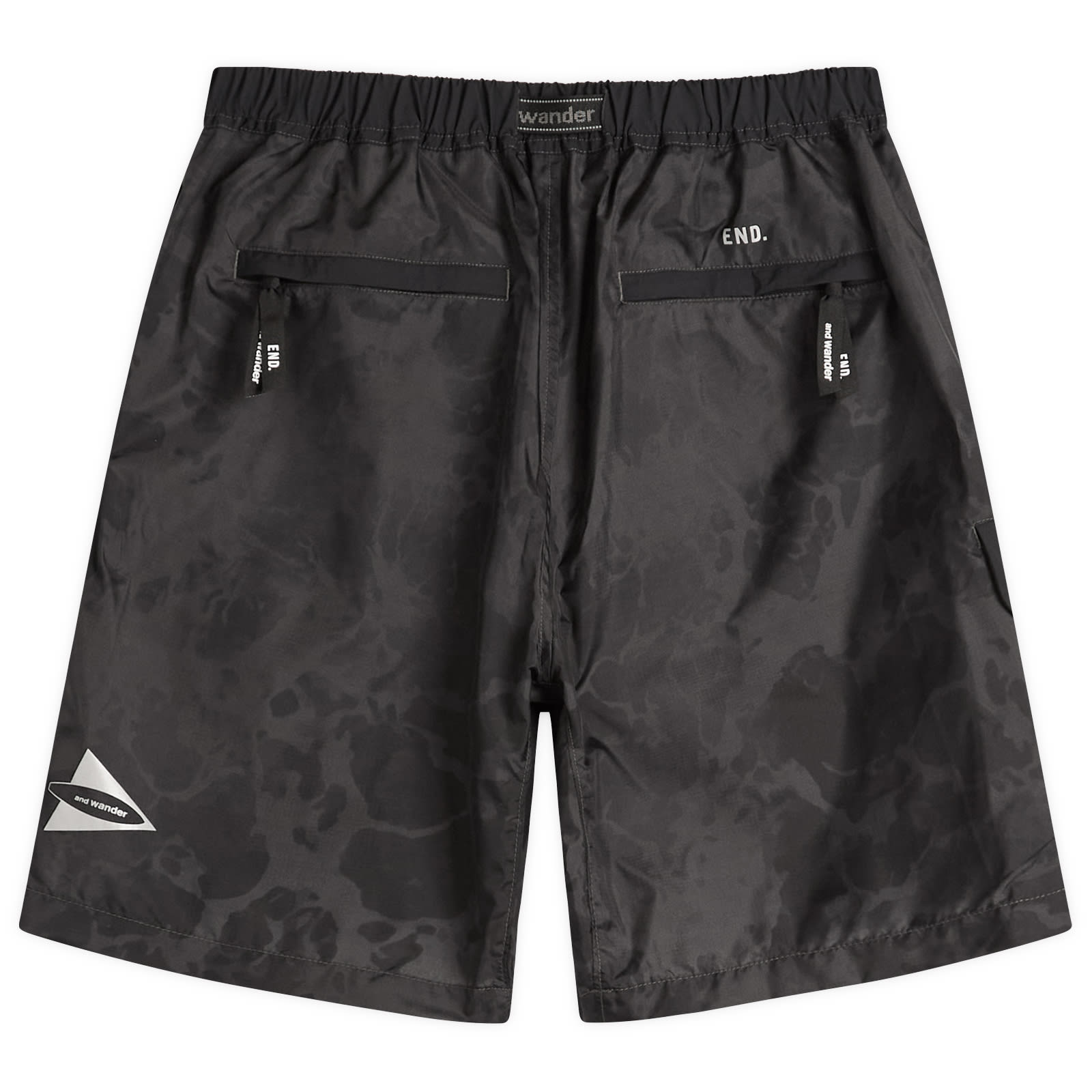 END. x Nylon Print Short Pant Charcoal