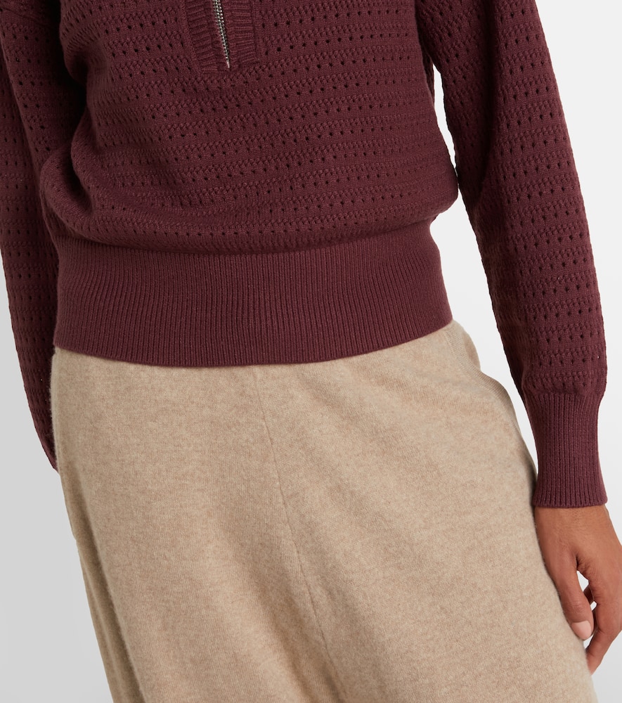 Darla half-zip sweater