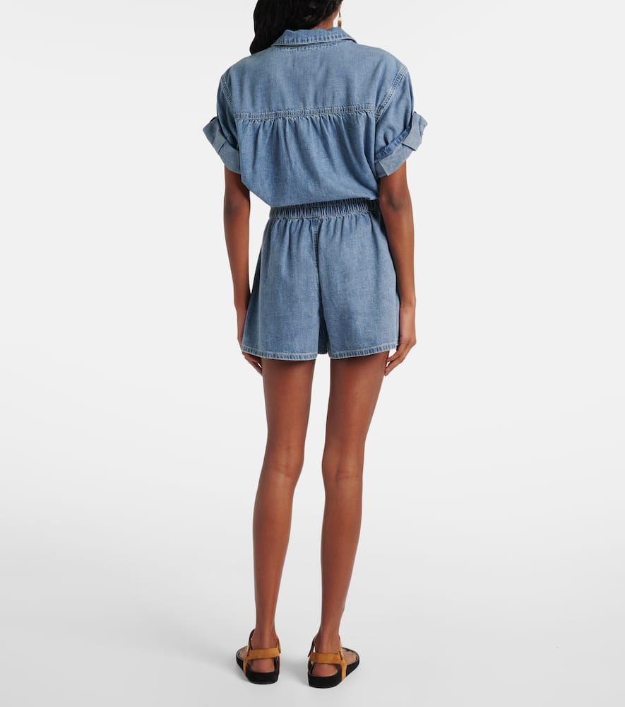 Wilder high-rise denim shorts