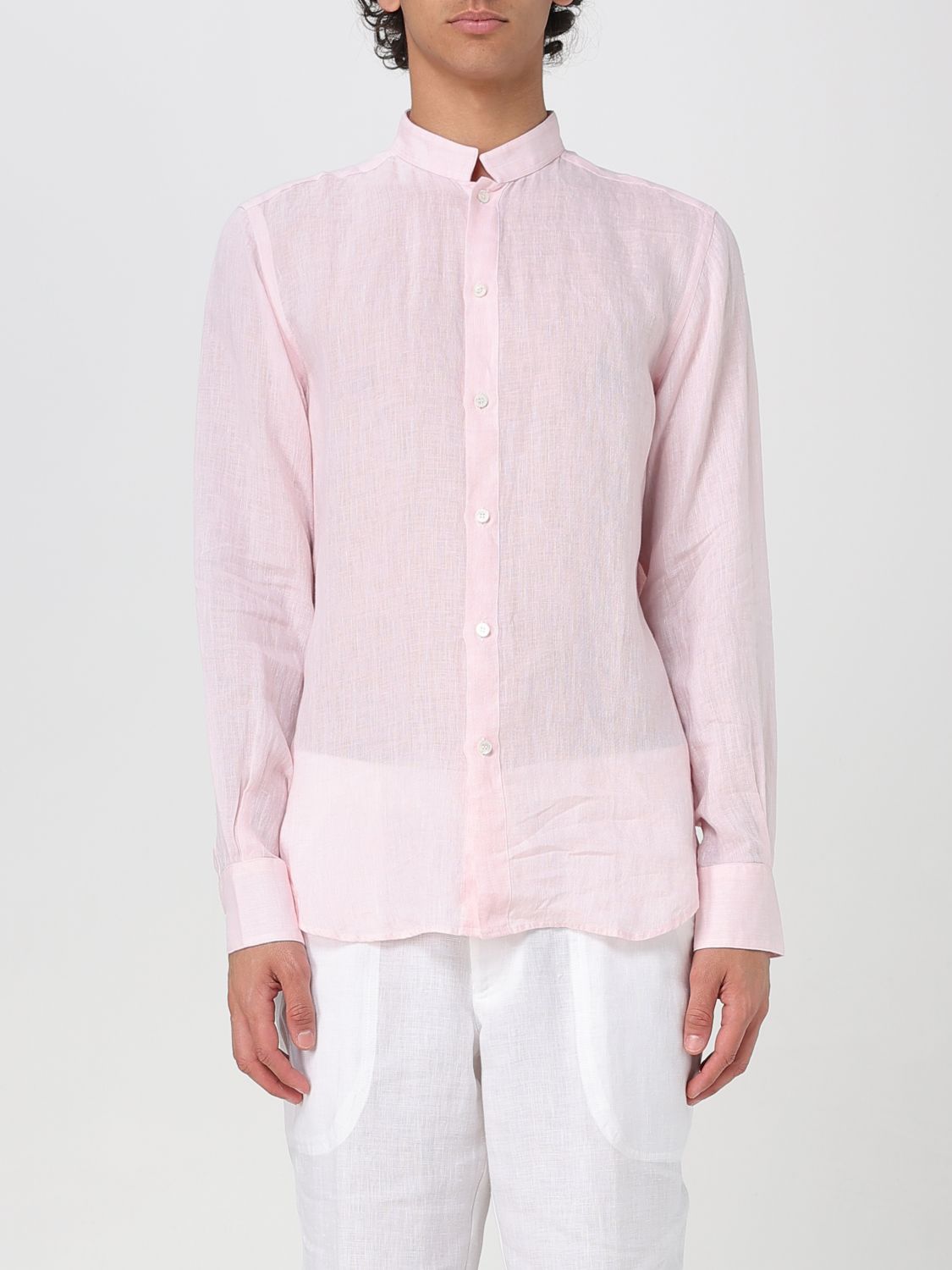 Shirt Men color Pink