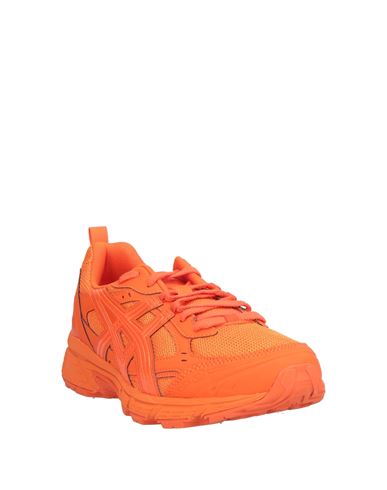 Comme Des Garçons Shirt X Asics Man Sneakers Orange Size 10 Textile fibers