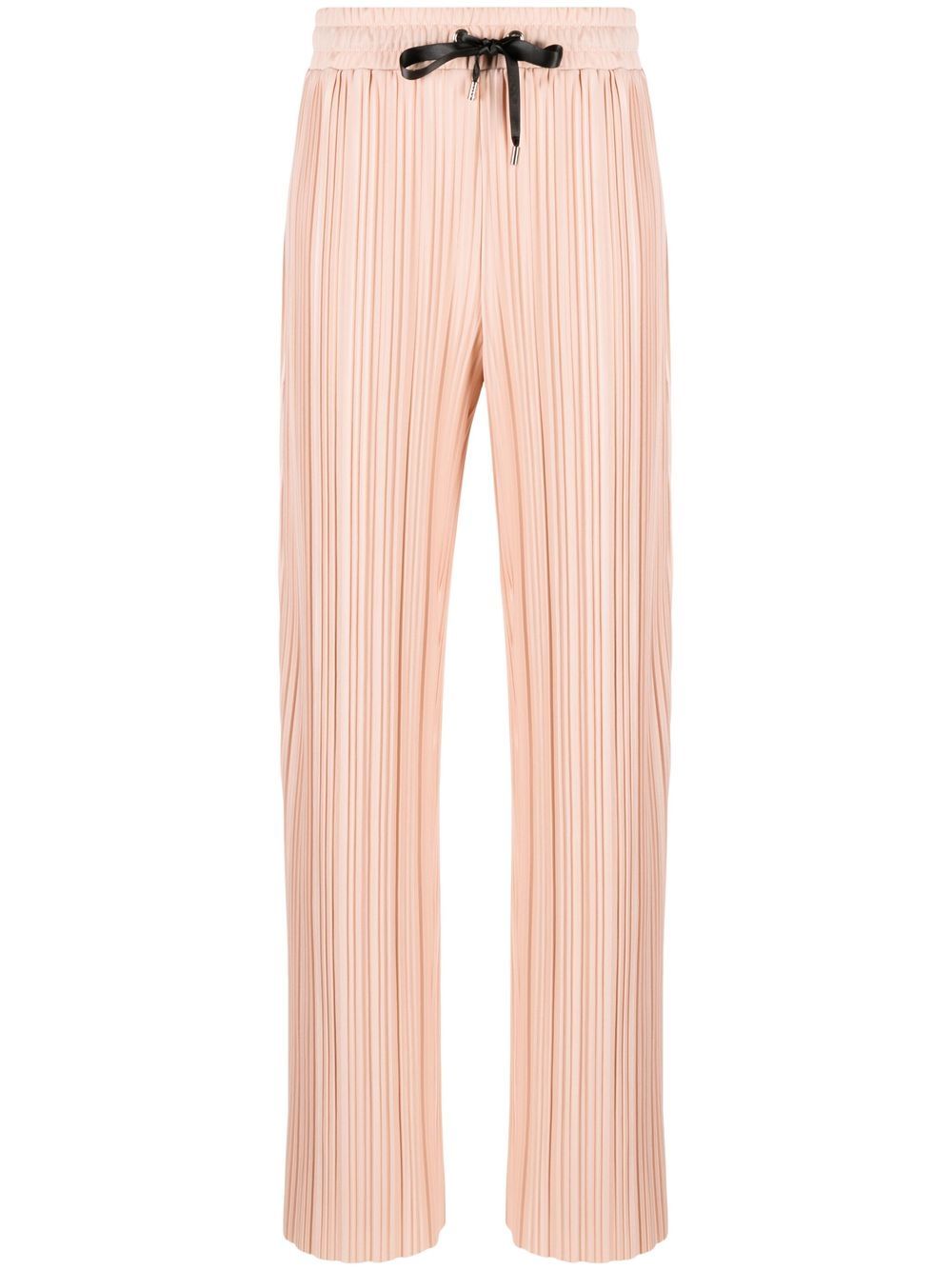 Pleated drawstring trousers - Neutrals