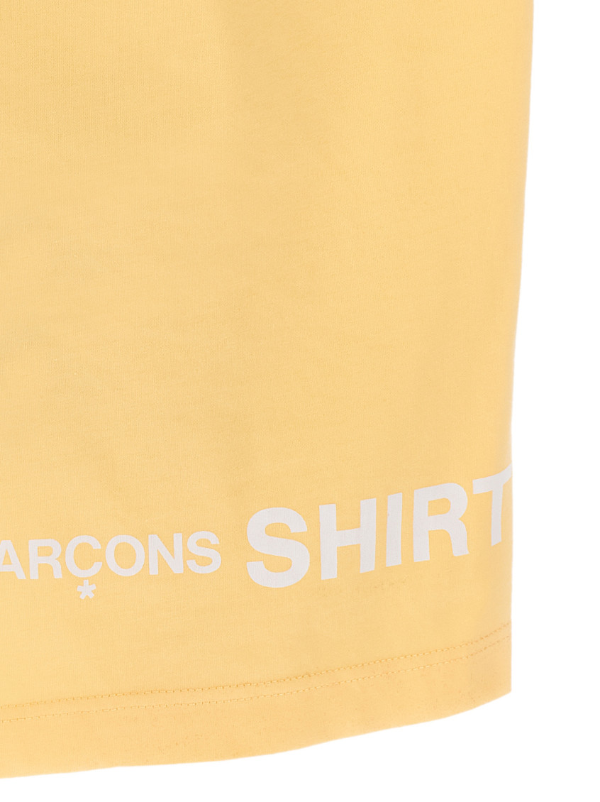 Orange Logo Print T-shirt