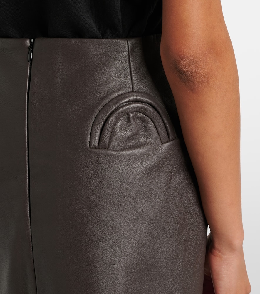Blazé Milano Coci leather miniskirt