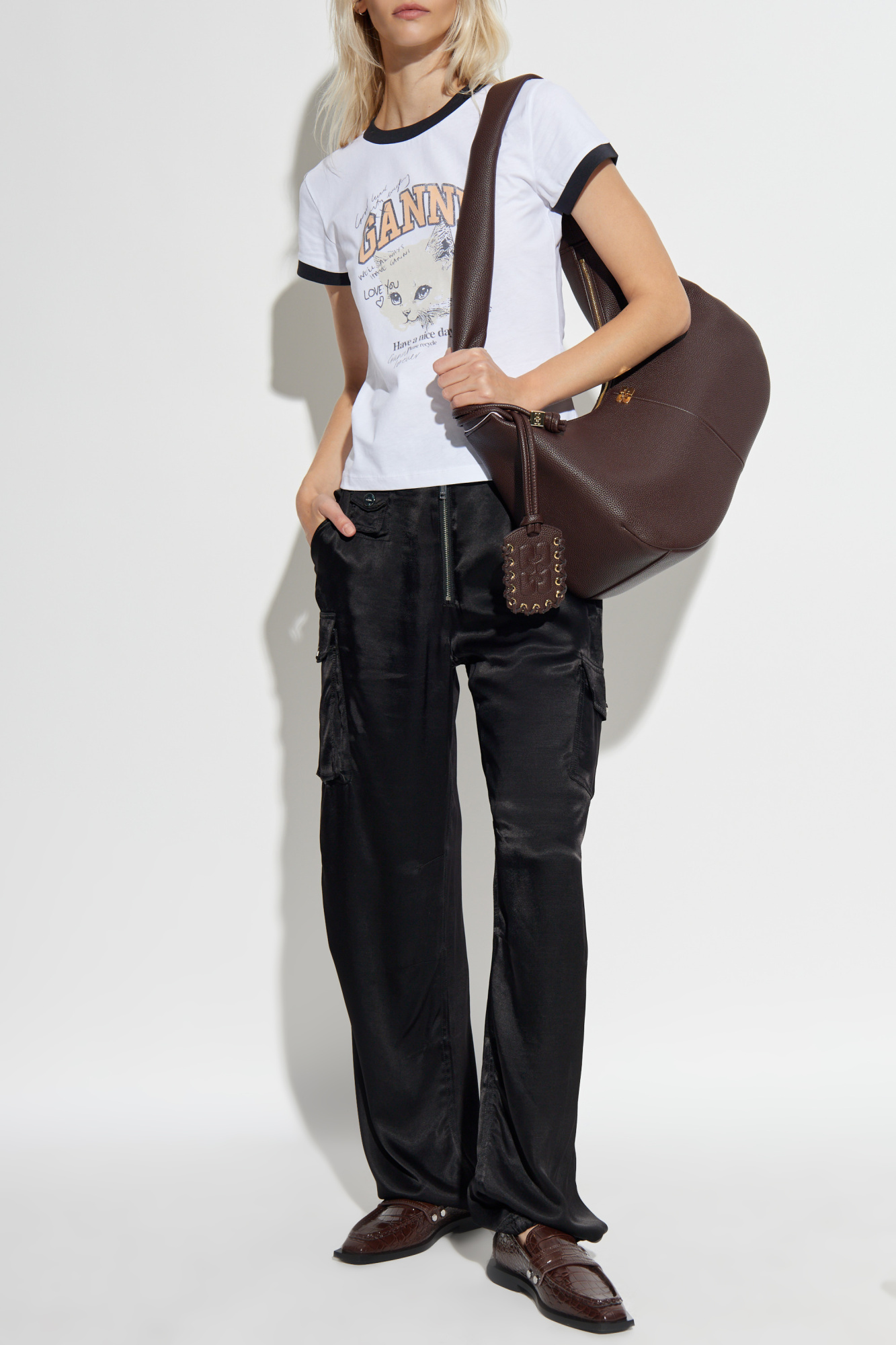 Cargo Trousers, Women's, Black
