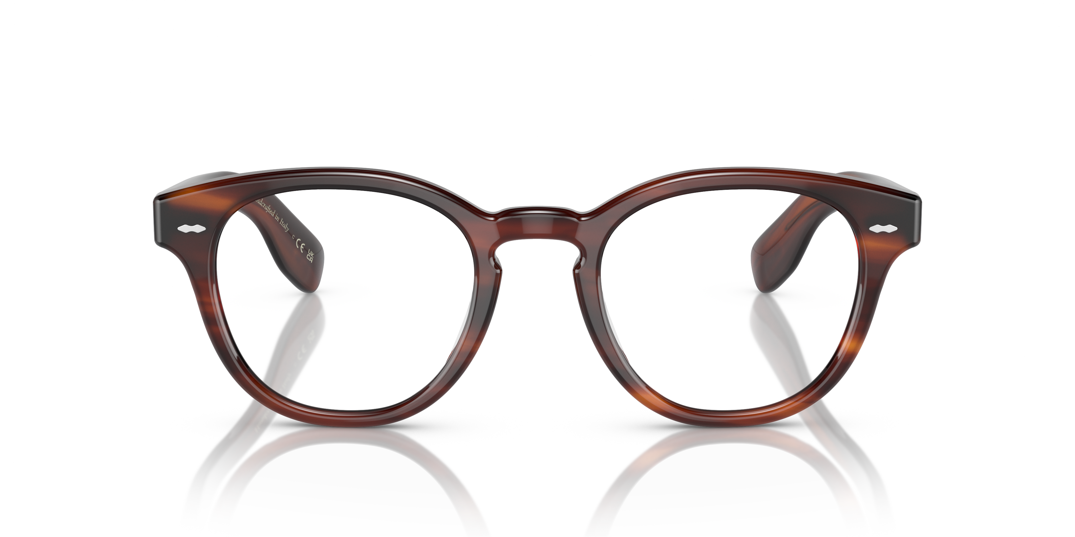 Oliver Peoples Unisex Oliver Peoples OV5413U CARY GRANT 1679 Montature da vista Acetato Tartaruga Trasparente Rotonda Normale