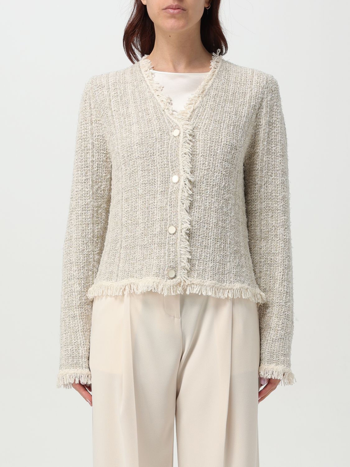 Tweed lurex jacket - Neutrals