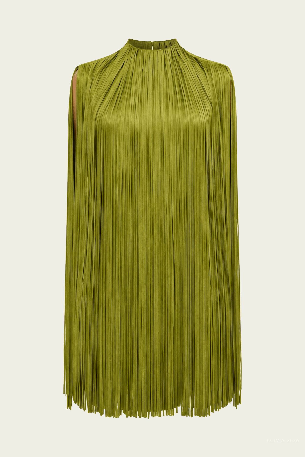 Monica Dress in Chive