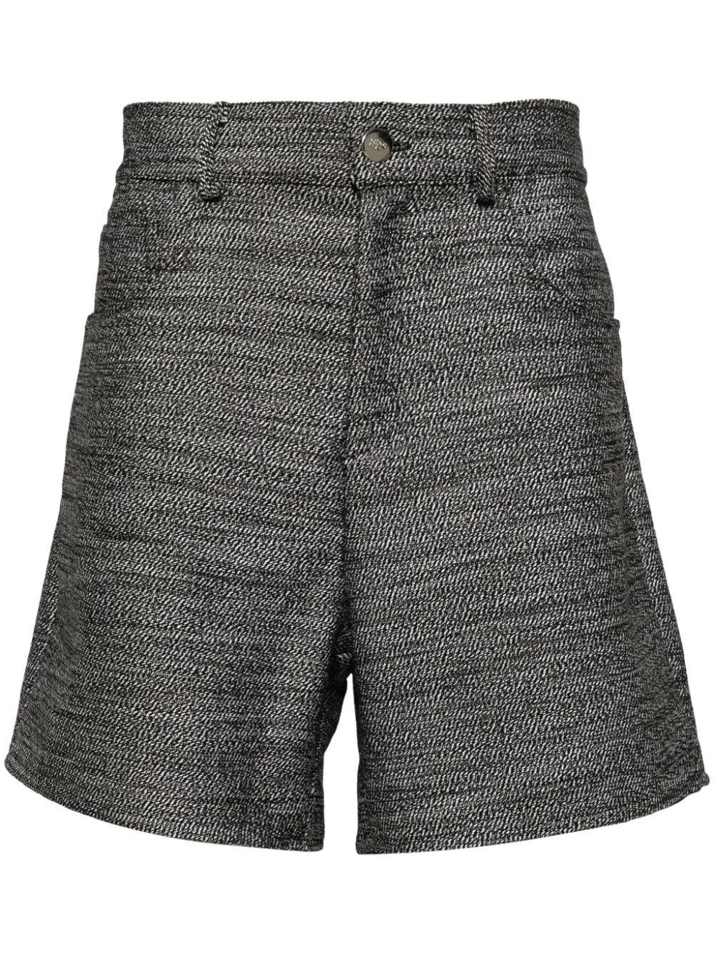 Five-pocket tailored shorts - Black