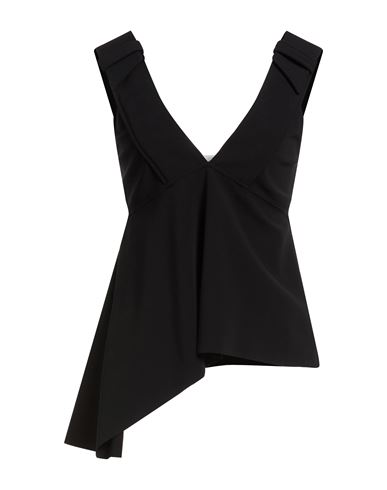 Woman Top Black Size 2 Viscose, Polyamide, Elastane