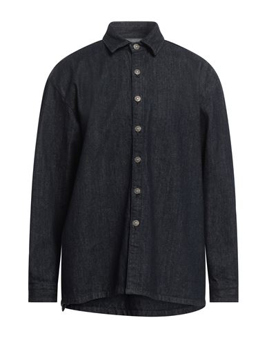 Man Denim shirt Blue Size S Cotton