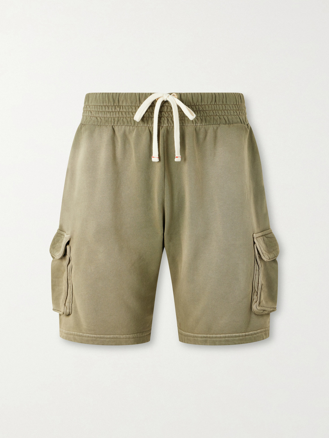 Yacht Straight-Leg Cotton-Jersey Cargo Shorts