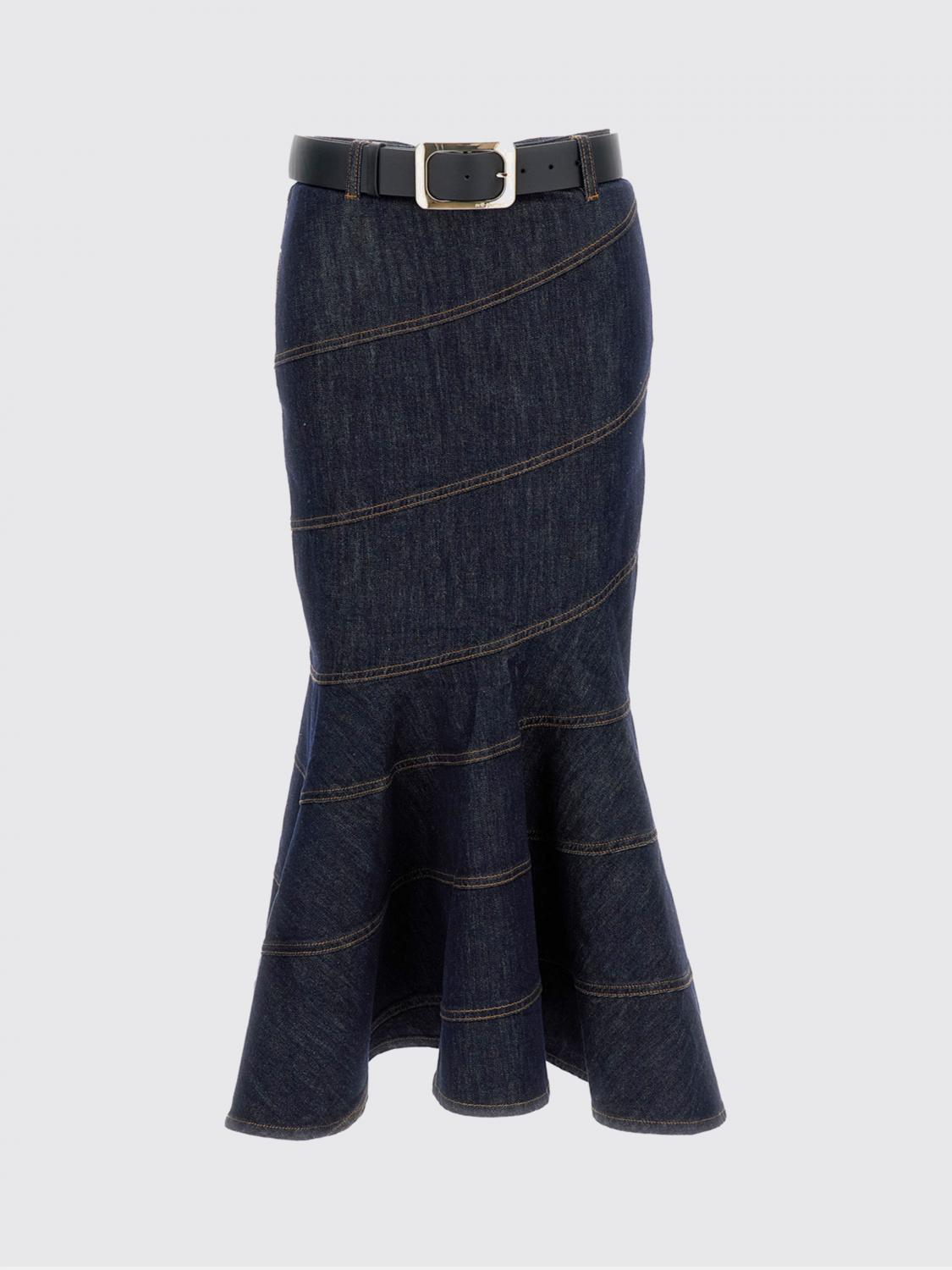 Skirt Woman color Blue