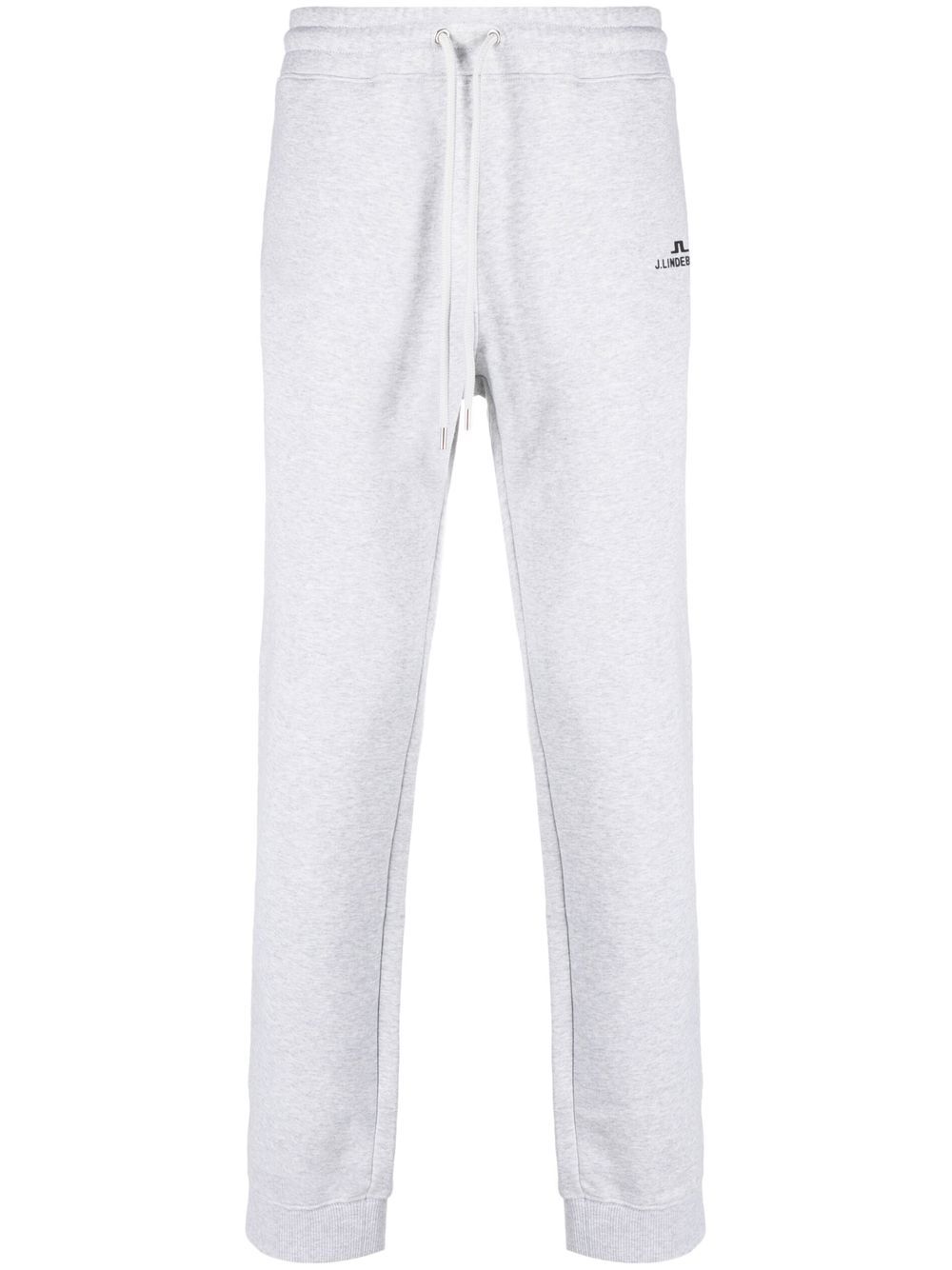 Alpha drawstring logo-print track-pants - Grey