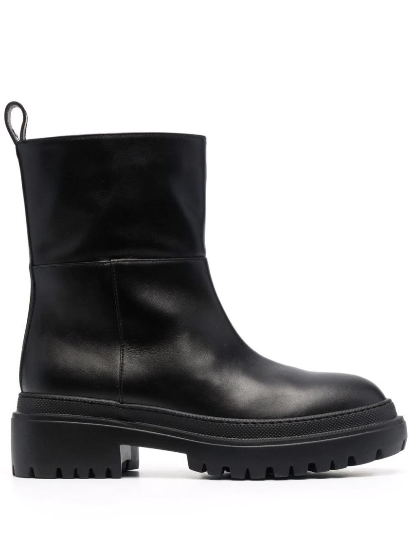 Black Leather Boots