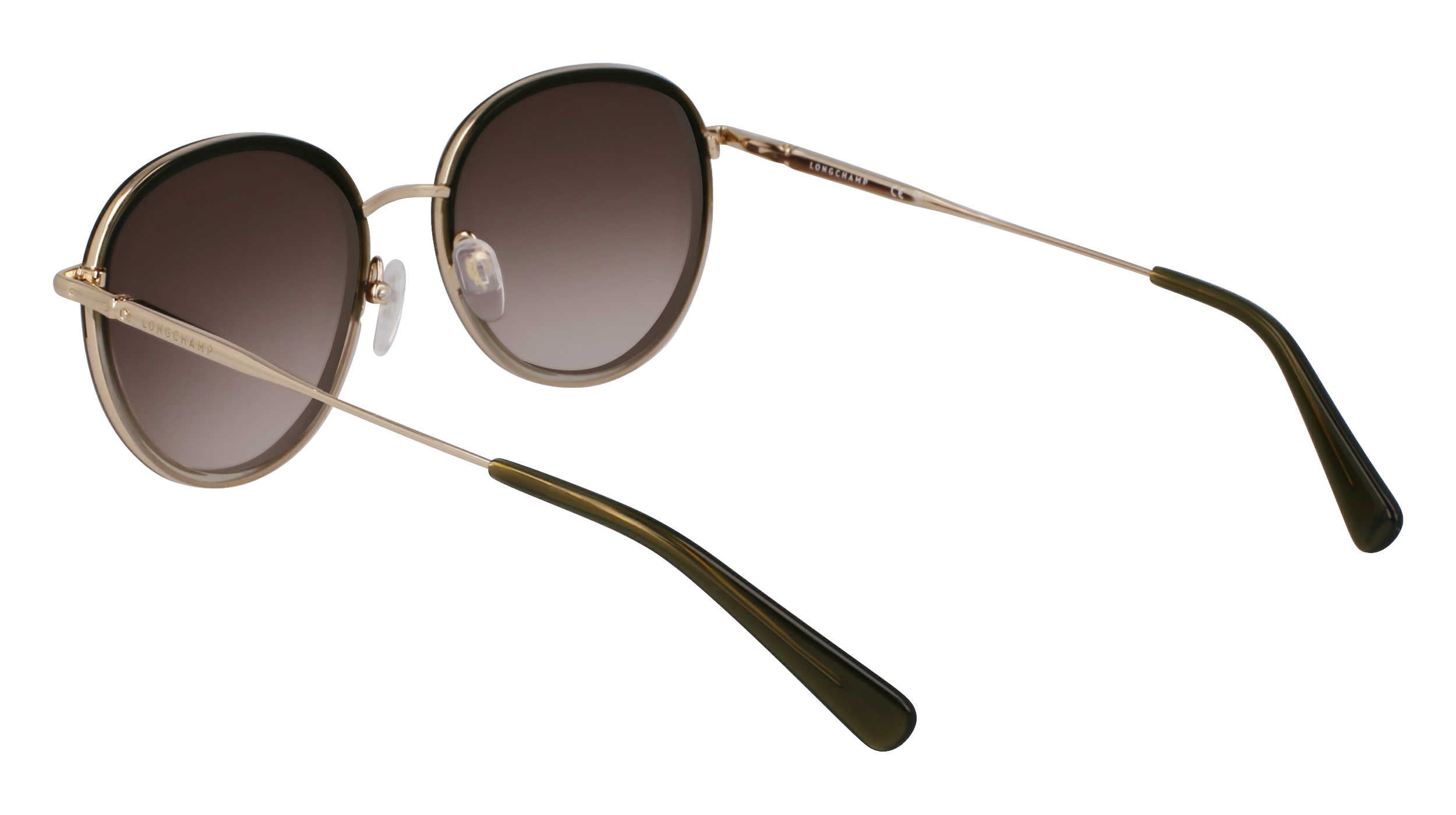 LONGCHAMP Woman LONGCHAMP LO176S 711 Sunglasses Metal Gold Round Norma