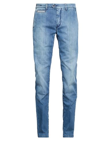 Man Jeans Blue Size 32 Cotton, Elastane