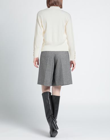 N. o.w. Andrea Rosati Cashmere Woman Turtleneck Ivory Size S Wool, Viscose, Nylon, Cashmere
