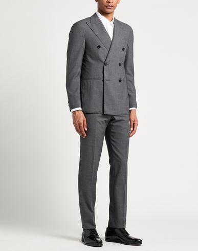 Man Suit Charcoal Size 40 Wool, Mohair wool