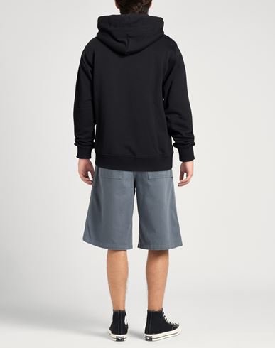 Man Sweatshirt Black Size L Cotton